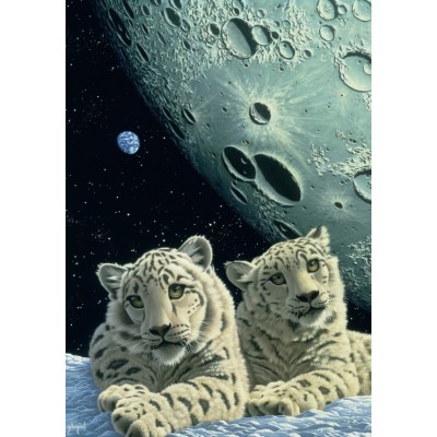 grafika-Puzzle - 1000 pieces - Schim Schimmel - Lair of the Snow Leopard