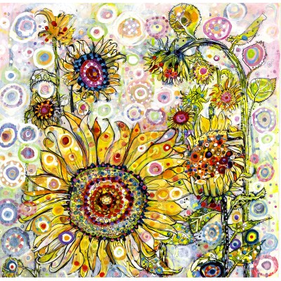 grafika-Puzzle - 1500 pieces - Sally Rich - Sunflowers