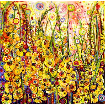 grafika-Puzzle - 1500 pieces - Sally Rich - Golden Gladioli