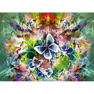 Grafika - 3000 pièces - Fleurs et Papillons de Printemps