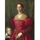 Grafika - Agnolo Bronzino: A Young Woman and Her Little Boy, 1540