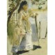 Grafika - Auguste Renoir : Femme à la Barrière, 1866