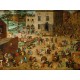 Grafika - Brueghel Pieter: Children's Games, 1560