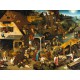 Grafika - Brueghel Pieter: The Dutch Proverbs, 1559