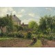 Grafika - Camille Pissarro: The Artist's Garden at Eragny, 1898