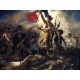 Grafika - Delacroix Eugène : La Liberté Guidant le Peuple, 1830