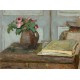 Grafika - Edouard Vuillard : La palette de l'Artiste et un Vase avec des Roses, 1898