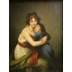Grafika - Elisabeth Vigée-Lebrun : Madame Vigée-Lebrun et sa fille, 1789