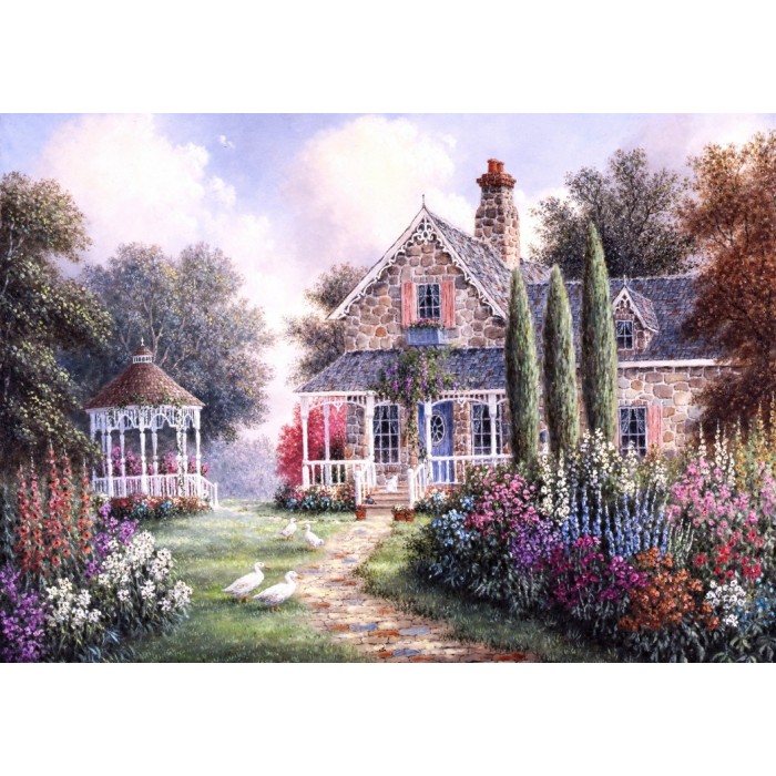 Puzzle Grafika-F-30021 Dennis Lewan - Elmira's Cottage