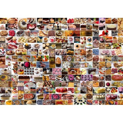 grafika-Puzzle - 1500 pieces - Collage - Cakes