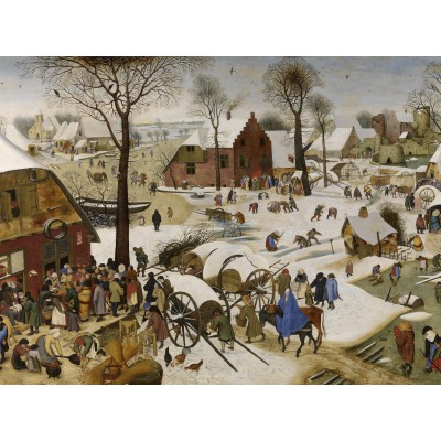 Grafika - 2000 pièces - Brueghel Pieter: Numbering at Bethlehem