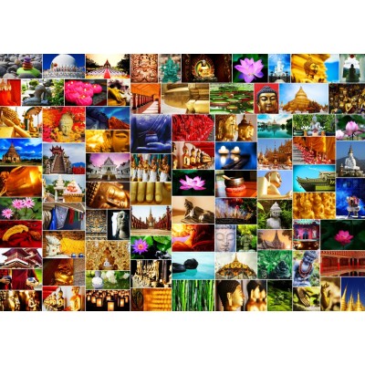 grafika-Puzzle - 1500 pieces - Collage - Zen