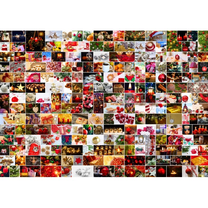 Puzzle Grafika-F-30059 Collage - Noël