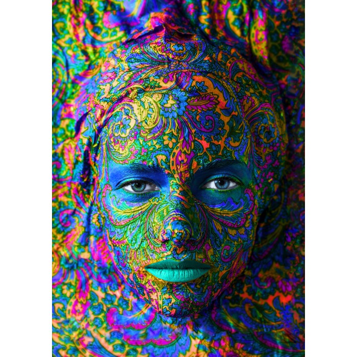 Puzzle Grafika-F-30068 Face Art: Portrait of woman