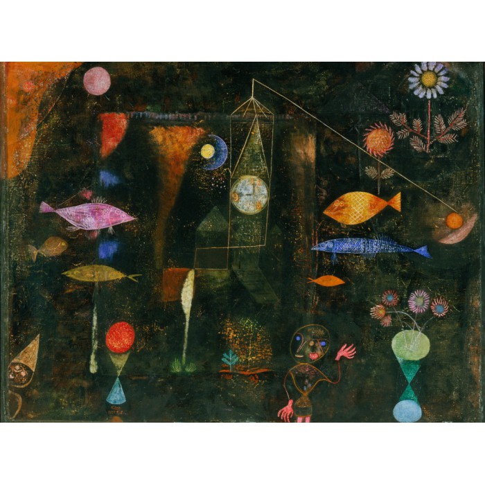Puzzle Grafika-F-30118 Paul Klee : Magie des poissons, 1925