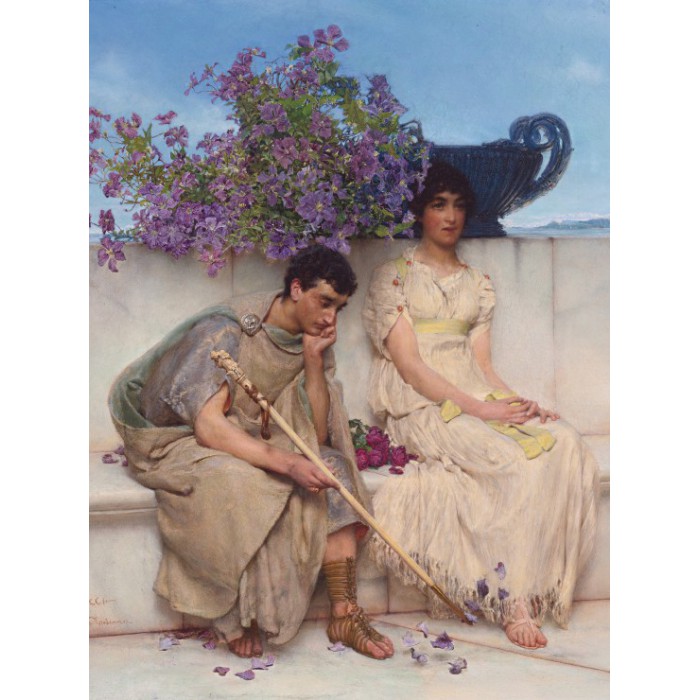 Puzzle Grafika-F-30122 Sir Lawrence Alma-Tadema : An eloquent silence