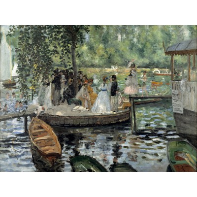 Grafika - 2000 pièces - Auguste Renoir : La Grenouillère, 1869