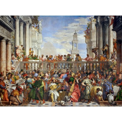 Grafika - 2000 pièces - Paolo Veronese : The Wedding at Cana, 1563