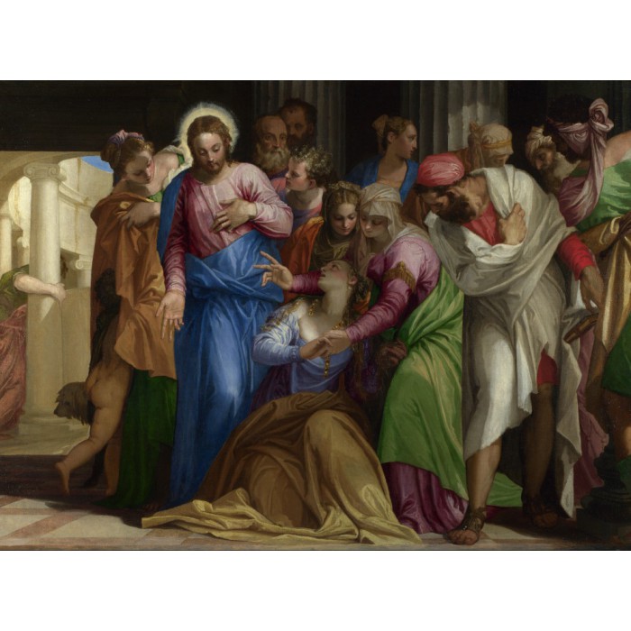 Puzzle Grafika-F-30136 Paolo Veronese : La Conversion de Marie Madeleine, 1548