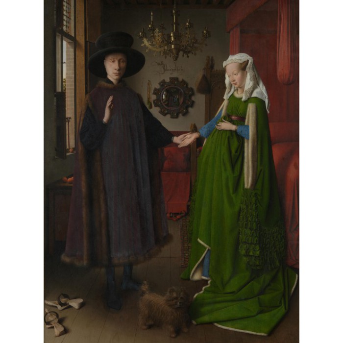 Puzzle Grafika-F-30140 Jan Van Eyck : Les époux Arnolfini, 1434