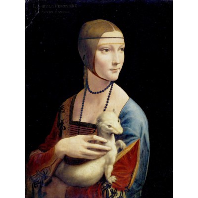 Grafika - 2000 pièces - Léonard de Vinci : La Dame à l'Hermine, 1489-1490
