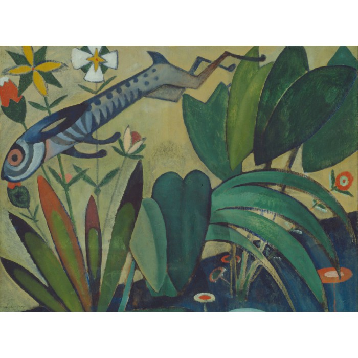 Puzzle Grafika-F-30155 Amadeo de Souza-Cardoso : Saut du Lapin, 1911