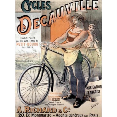 Grafika - 2000 pièces - Vélos Decauville, 1892