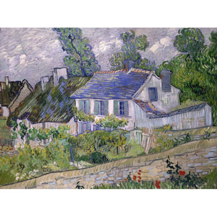 Puzzle Grafika-F-30171 Vincent Van Gogh - Maison à Auvers, 1890