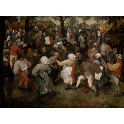 Grafika - 2000 pièces - Brueghel Pieter : Danse des Paysans, 1566