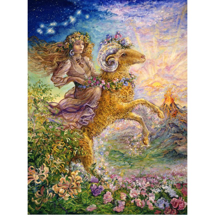 Puzzle Grafika-F-30198 Zodiac Sign - Aries