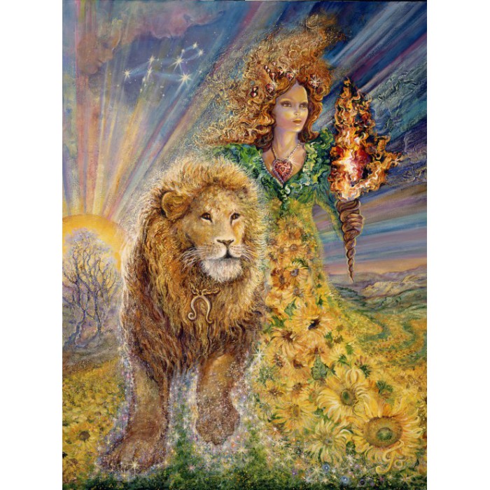 Puzzle Grafika-F-30202 Signe du Zodiaque - Lion