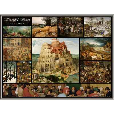 Puzzle  Grafika-F-30209 Collage - Pieter Bruegel the Elder