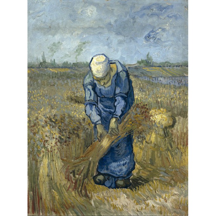 Puzzle Grafika-F-30217 Vincent Van Gogh - Femme Paysan d'après Millet