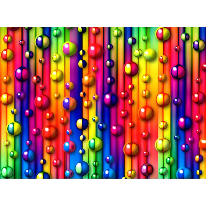 Puzzle Grafika-F-30249 Bulles Multicolores