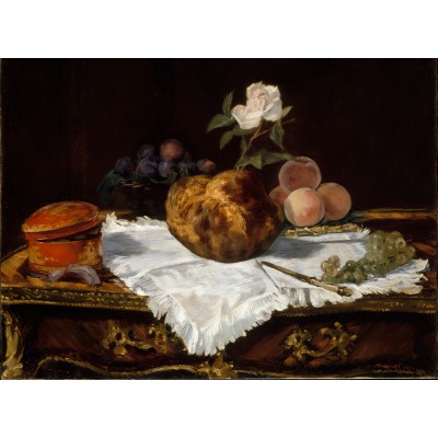 Grafika - 2000 pièces - Edouard Manet : La Brioche, 1870