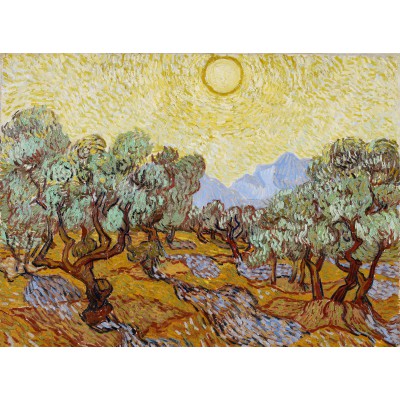 grafika-Puzzle - 2000 pieces - Vincent van Gogh: Olive Trees, 1889