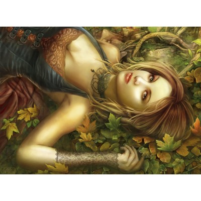 grafika-Puzzle - 2000 pieces - Mantle of Leaves