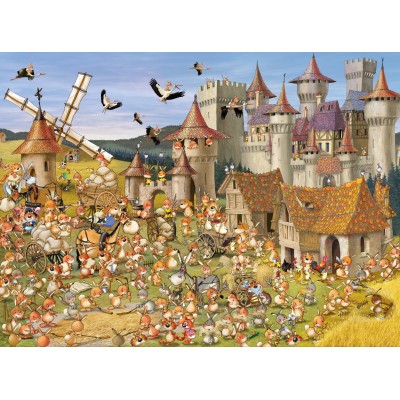 Grafika - 2000 pièces - François Ruyer - Le Château des Lapins