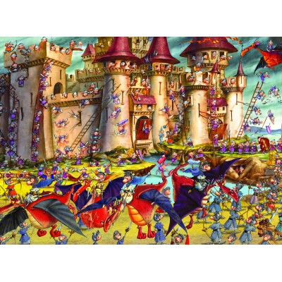 Grafika - 2000 pièces - François Ruyer - Siège du Château Fort