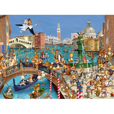 grafika-Puzzle - 2000 pieces - François Ruyer: Venice