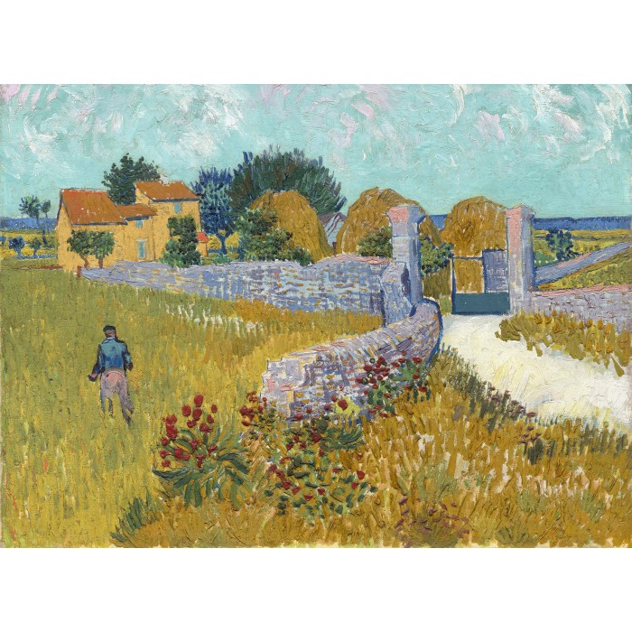 Puzzle Grafika-F-30416 Vincent Van Gogh - Ferme de Provence, 1888