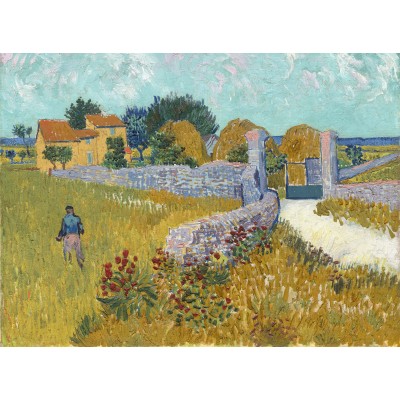 Grafika - 2000 pièces - Vincent Van Gogh - Ferme de Provence, 1888