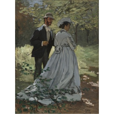 Grafika - 2000 pièces - Claude Monet - Bazille and Camille, 1865