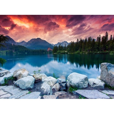 Grafika - 2000 pièces - Parc National des Hautes Tatras, Slovaquie, Pologne