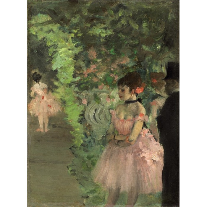 Dancer, Arms Raised Behind The Head; Danseuse, Les Bras Leves Et Ramenes  Derriere La Tete Jigsaw Puzzle by Edgar Degas - Bridgeman Prints