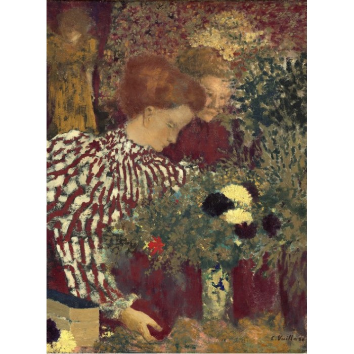 Puzzle Grafika-F-30500 Edouard Vuillard: Woman in a Striped Dress, 1895