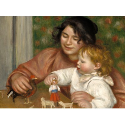 Grafika - 2000 pièces - Auguste Renoir: Gabrielle and the Artist's Son, Jean, 1895-1896