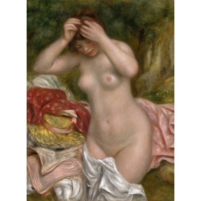 Grafika - 2000 pièces - Auguste Renoir : Baigneuse Arrangeant Ses Cheveux, 1893