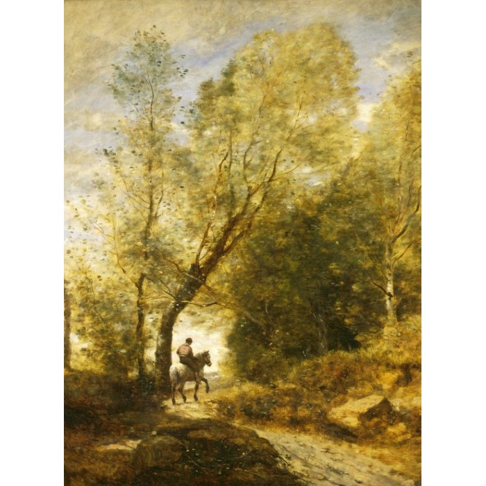 Puzzle Grafika-F-30545 Jean-Baptiste-Camille Corot : La Forêt de Coubron, 1872