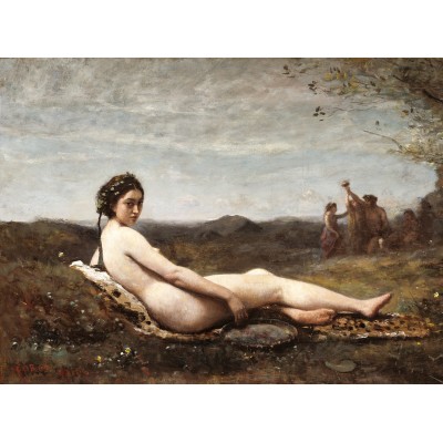 Grafika - 2000 pièces - Jean-Baptiste-Camille Corot: Repose, 1860